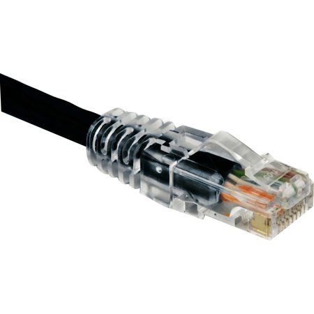 WELTRON 10Ft Cat 5E Black Rj45 Snagless Network Patch Cable - 10 Ft Rj45 M/M 90-C5ECB-BK-010